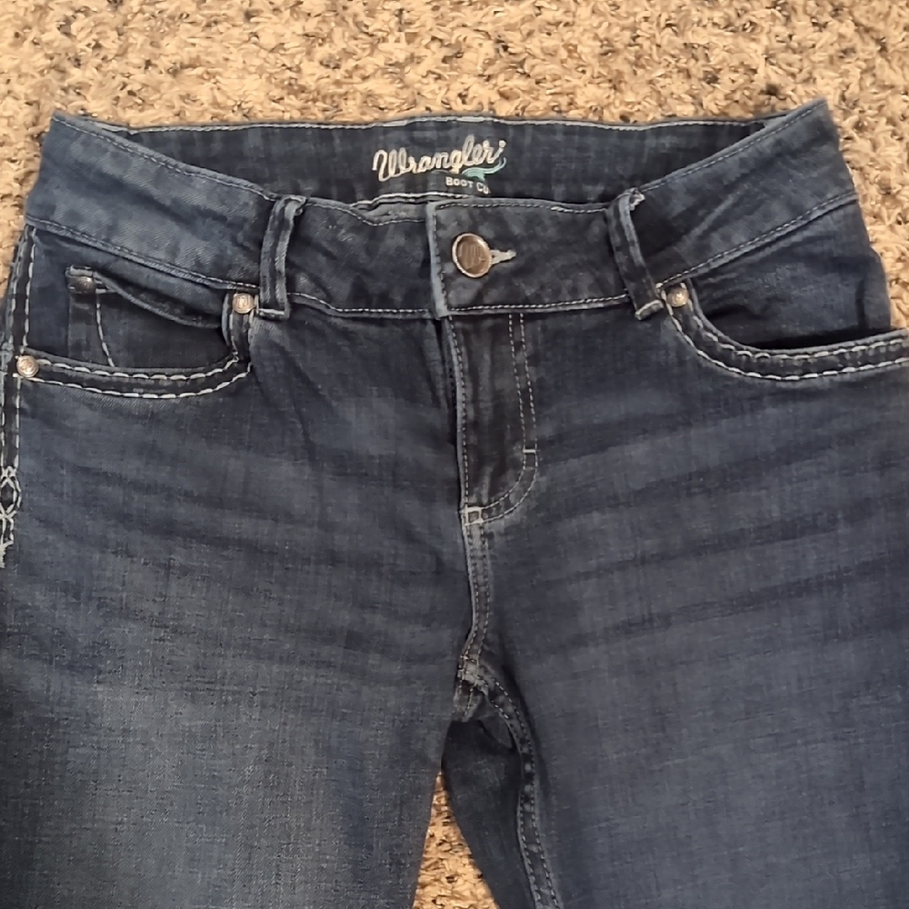 Wrangler Women's Dark Blue Boot Cut Jeans